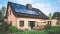 The picture shows a Viessmann photovoltaic system with 10 modules as a symbolic image for PV maintenance.